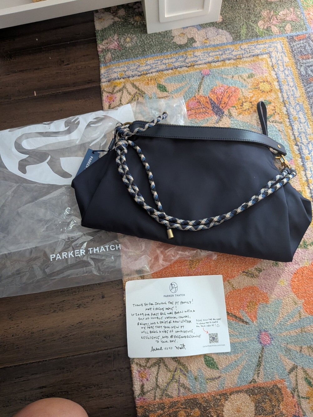 Parker Thatch Daily Bag Navy Nylon